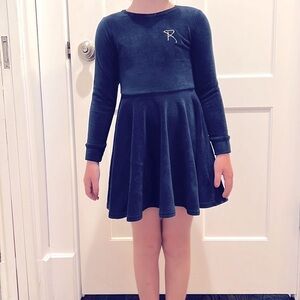 Girls Rock Your Kid Velour Swinging Dress